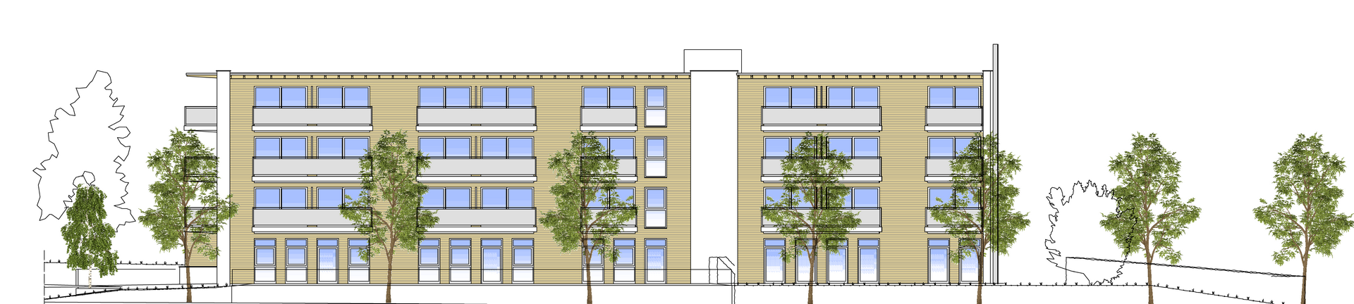 Visualisierung Senioren-Servicehaus Amberg