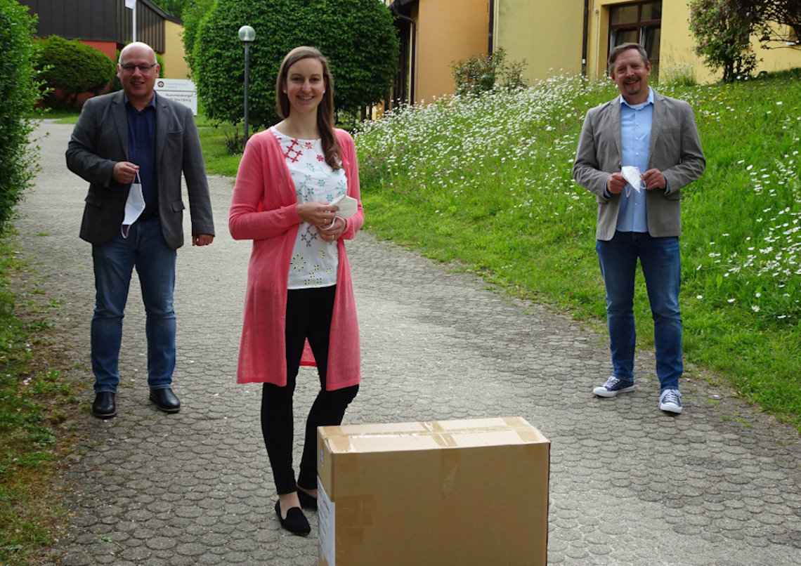 Spendenübergabe Domizilium Unternehmensgruppe