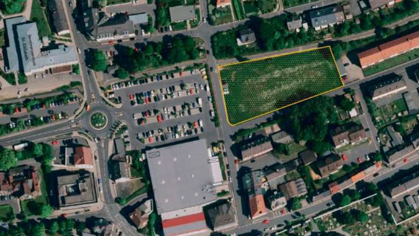 Lageplan des Grundstücks in Wunsiedel